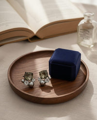 Thumbnail for Midnight Pearl Bloom Earrings
