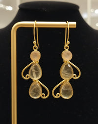 Thumbnail for Sunpetal Pink Drop Earrings