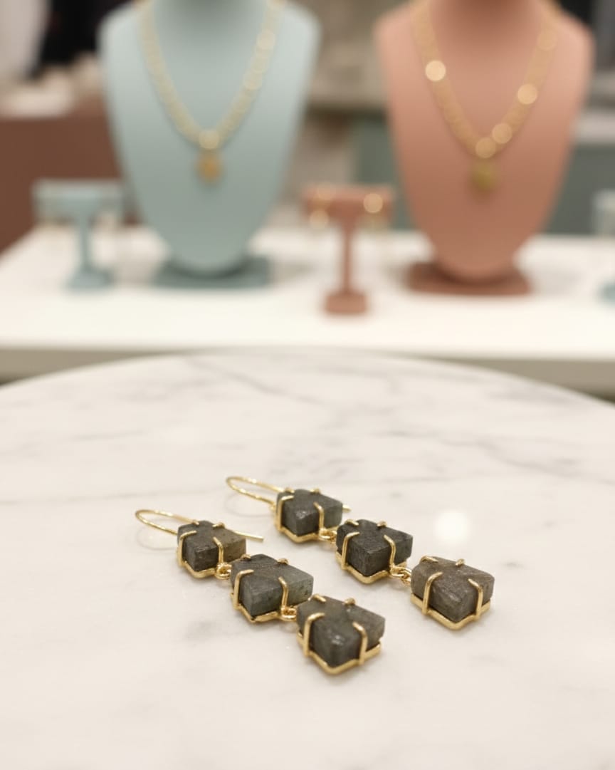 Green Earth Earrings