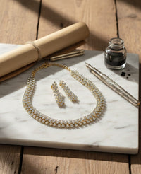 Thumbnail for Sunlit Spark Necklace Set