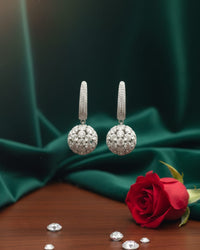 Thumbnail for Shinning Ball Hoop Earrings