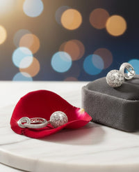 Thumbnail for Shinning Ball Hoop Earrings