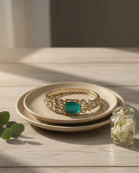 Thumbnail for Emerald Polki Bracelet