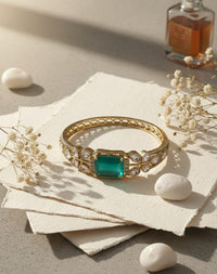 Thumbnail for Emerald Polki Bracelet