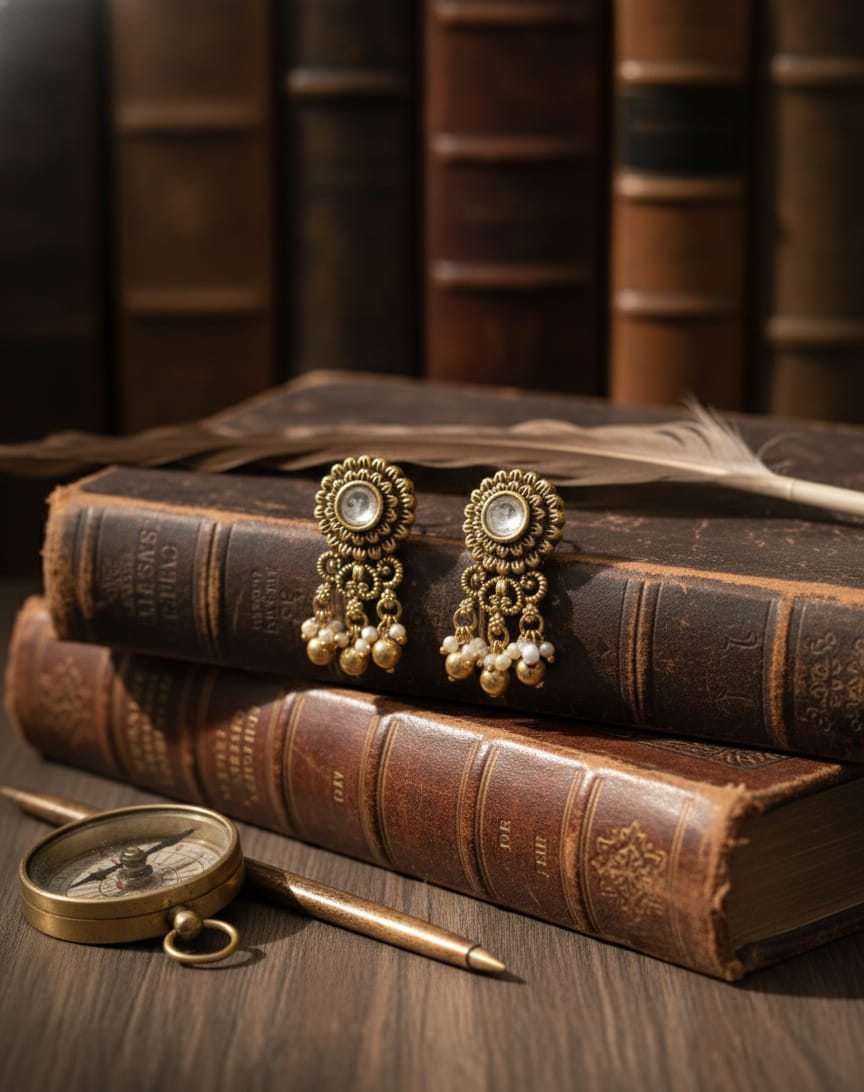 Sunlit Golden Earrings