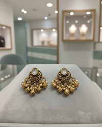 Thumbnail for Pearl Antique Drops Earrings