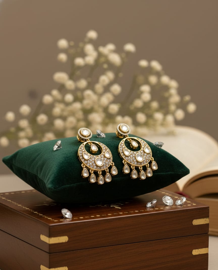Golden Grace Chand Earrings
