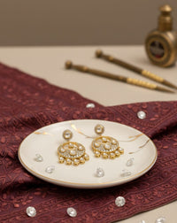 Thumbnail for Golden Grace Chand Earrings