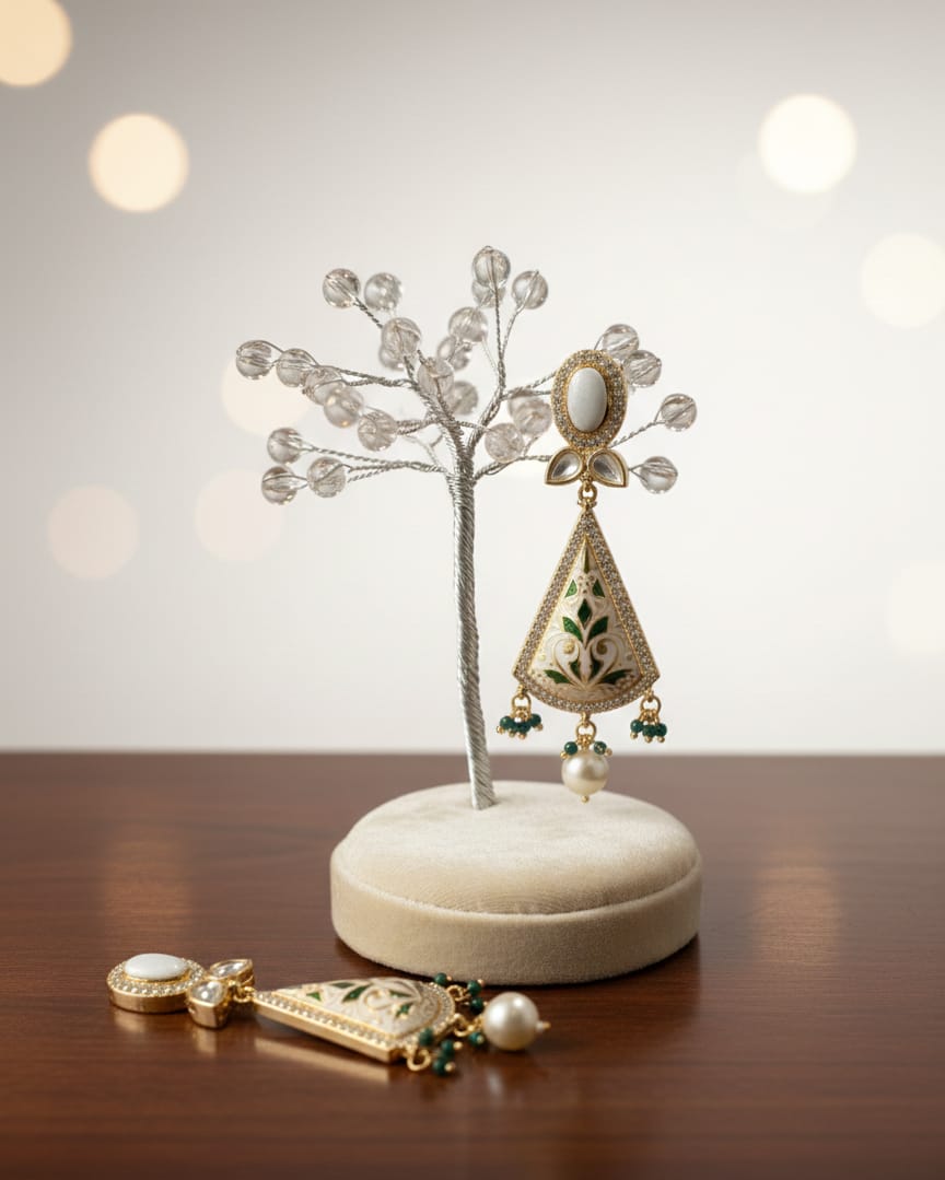 Zahra Pearl Drop Earrings