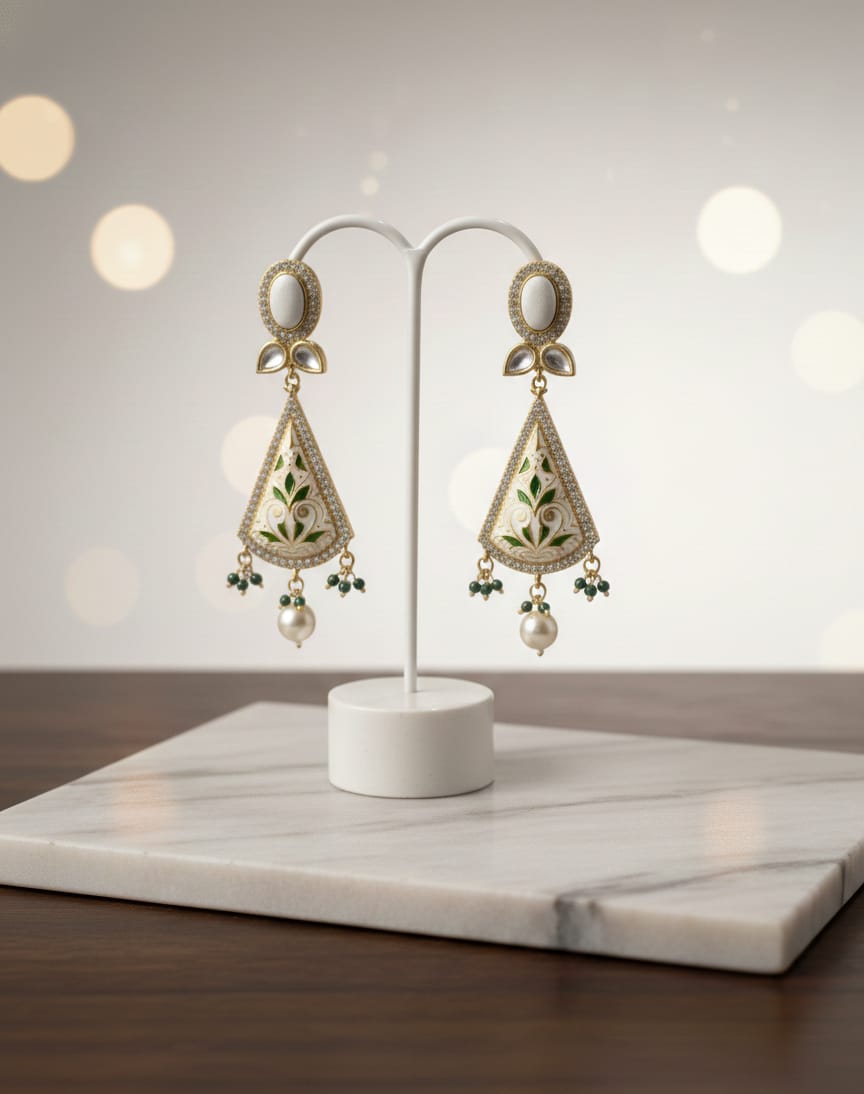 Zahra Pearl Drop Earrings