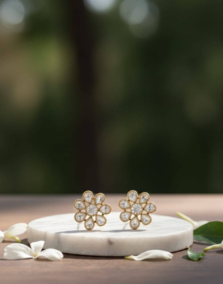 Drop Flower Earrings