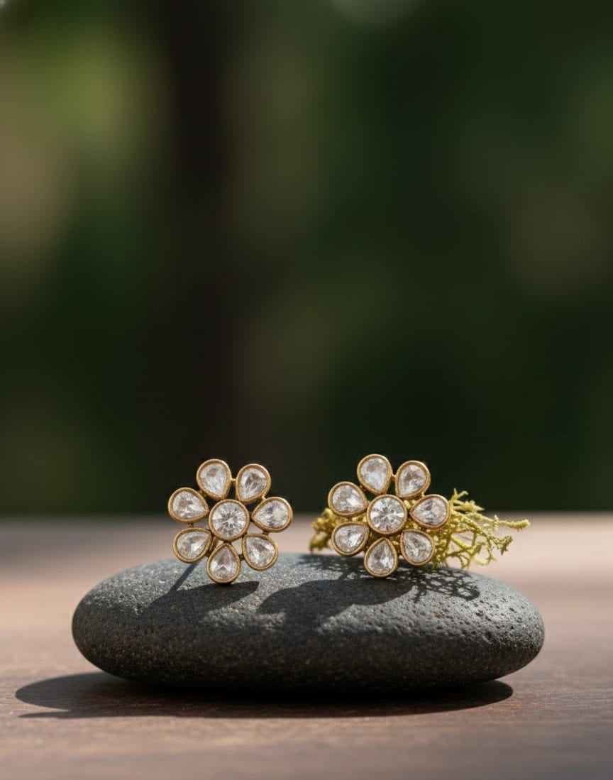 Drop Flower Earrings