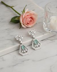 Thumbnail for Mint Shimmer Earring