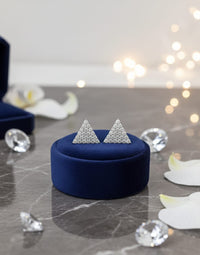 Thumbnail for Shimmer Triangle Earrings