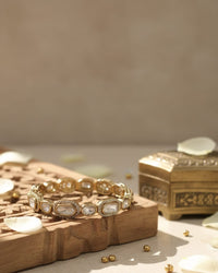 Thumbnail for Dusky Shimmer Polki Bangle