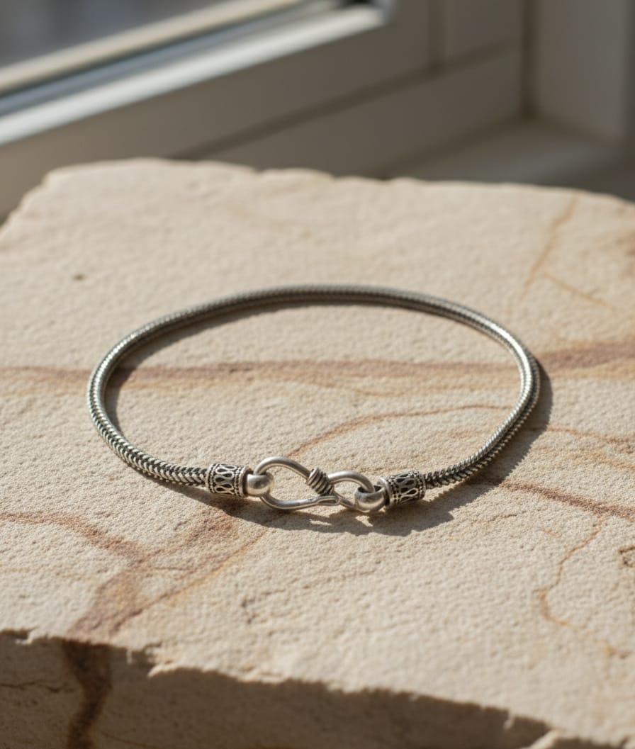 925 Silver Antique Aura Bracelet