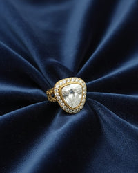 Thumbnail for Triangle Polki Ring
