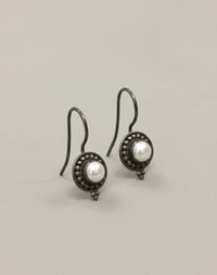 Thumbnail for 925 Silver White Drop Earrings