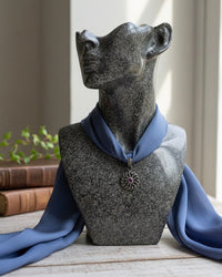 Thumbnail for Red Stone Silver Oxidise Pendant