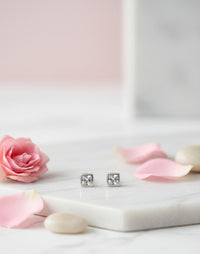 Thumbnail for 925 Small Baguette Stud Earrings