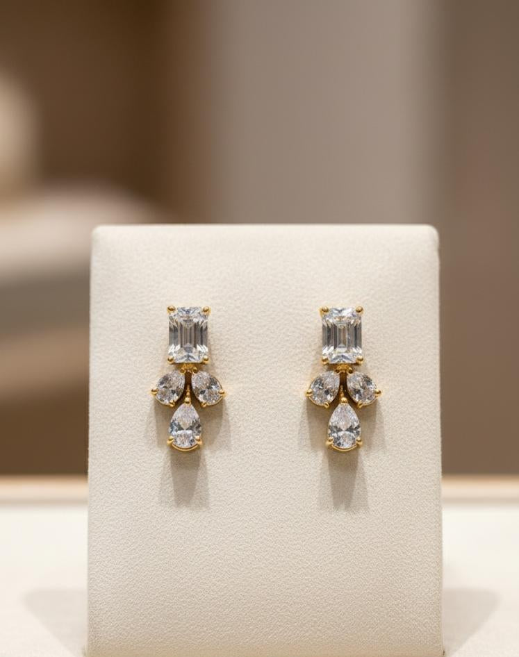 Silver Drop Earrings