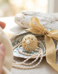 Thumbnail for Pearl Jadau Ring