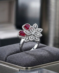 Thumbnail for Ruby Bow Ring