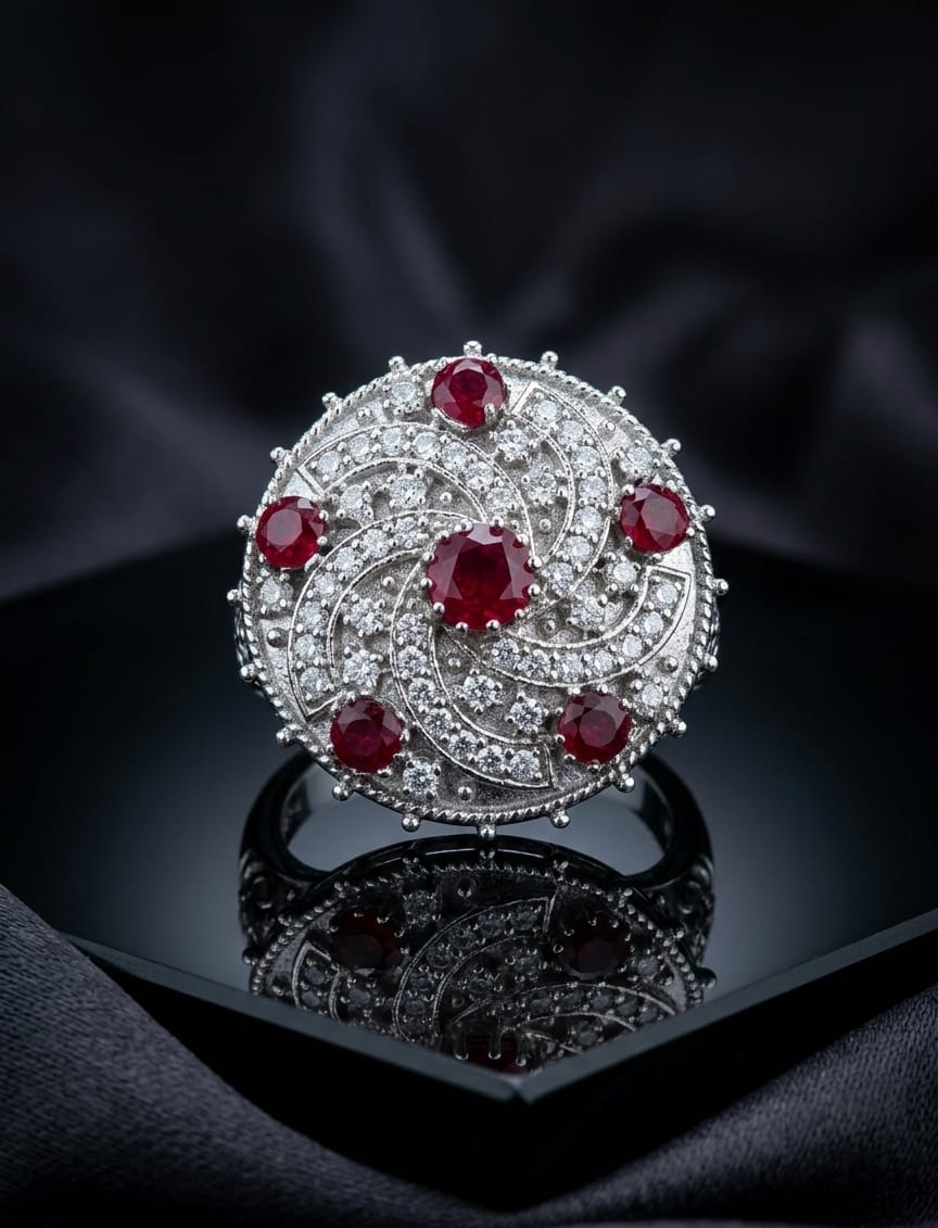 Ruby Cocktail Ring