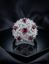 Thumbnail for Ruby Cocktail Ring