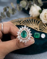 Thumbnail for Emerald Drop Ring
