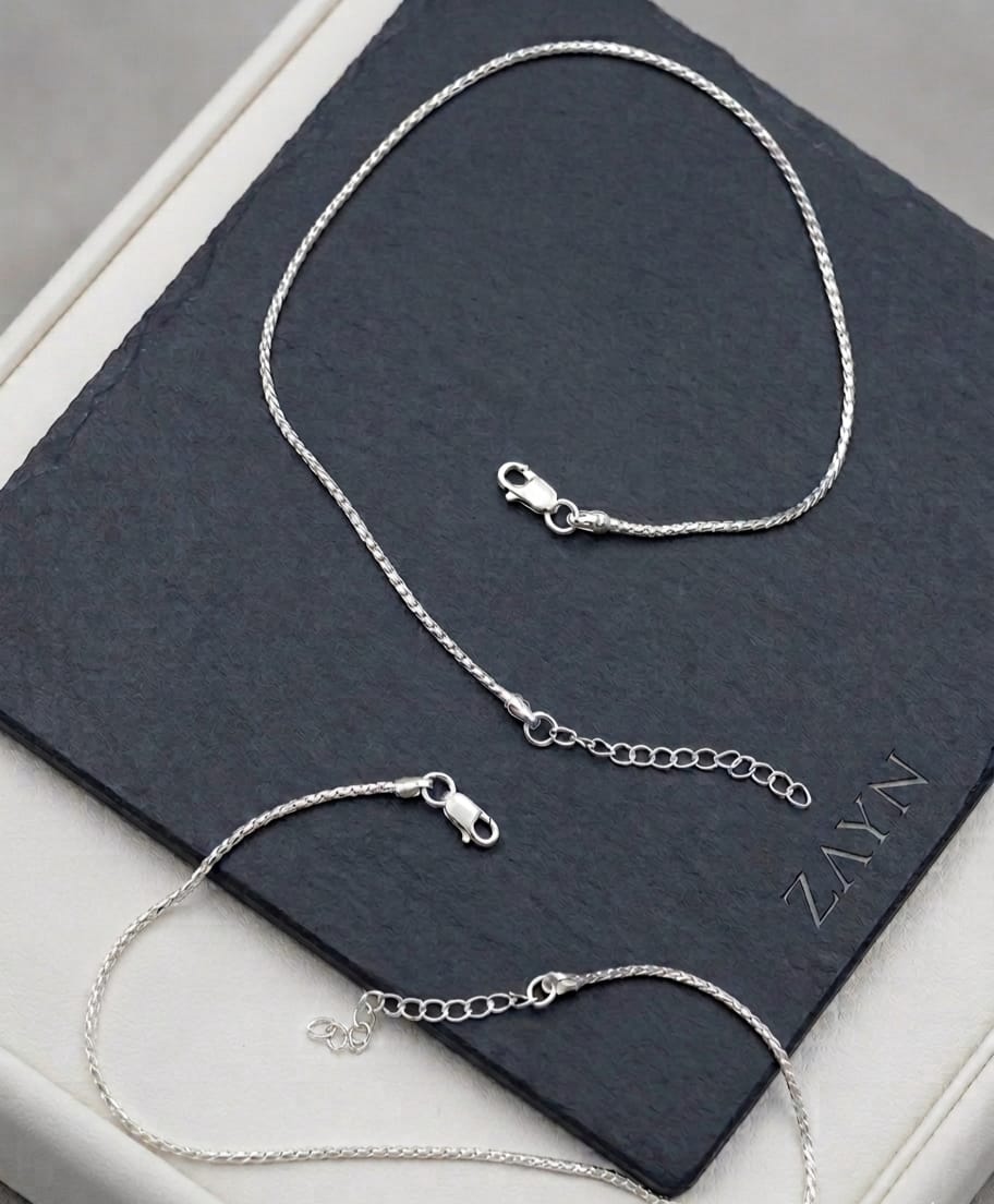 925 Silver Rope Anklet