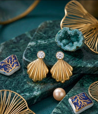 Thumbnail for Golden Shell Earrings