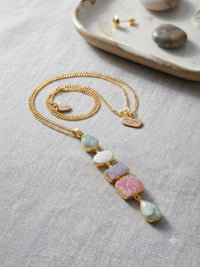 Thumbnail for Multi Color Raw Stone Chain