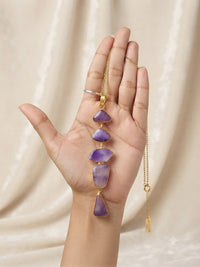 Thumbnail for Purple Raw Stone Chain