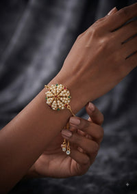 Thumbnail for Multi Pearl Jadau Bracelet