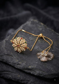 Thumbnail for Multi Pearl Jadau Bracelet