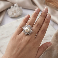 Thumbnail for Pearl Flower Ring