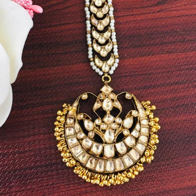 Kundan Maang Tika Zayn Luxury Jewellery