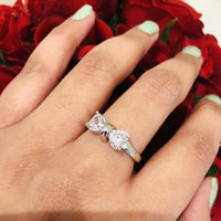 Thumbnail for Silver Bow Ring Zayn Luxury Jewellery