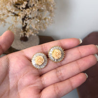 Thumbnail for Resin Flower Stud Earrings Zayn Luxury Jewellery