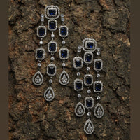 Thumbnail for Blue Sapphire Droplet Earrings Zayn Luxury Jewellery