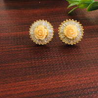 Thumbnail for Resin Flower Stud Earrings Zayn Luxury Jewellery